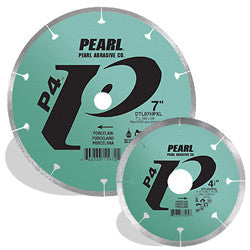 DIAMOND SAW BLADES TILE & STONE  P4™ FOR PORCELAIN  PEARL ABRASIVES