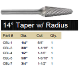 CARBIDE BUR DOUBLE CUT ITM