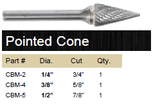 CARBIDE BUR DOUBLE CUT ITM