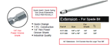 SPADE BIT 6" ITM